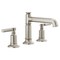 Brizo Invari Widespread Lavatory Faucet With Column Spout - Less Handles 65377LF-NKLHP-ECO - alternate 4